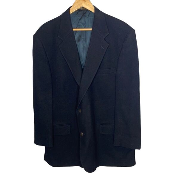 L.L. Bean Original Troler Loden Navy Blazer Jacket. Size 46R. - Picture 1 of 15